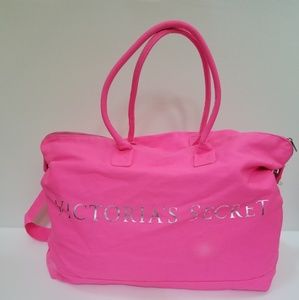 Victoria Secret Weekender Large Pink Duffle Bag